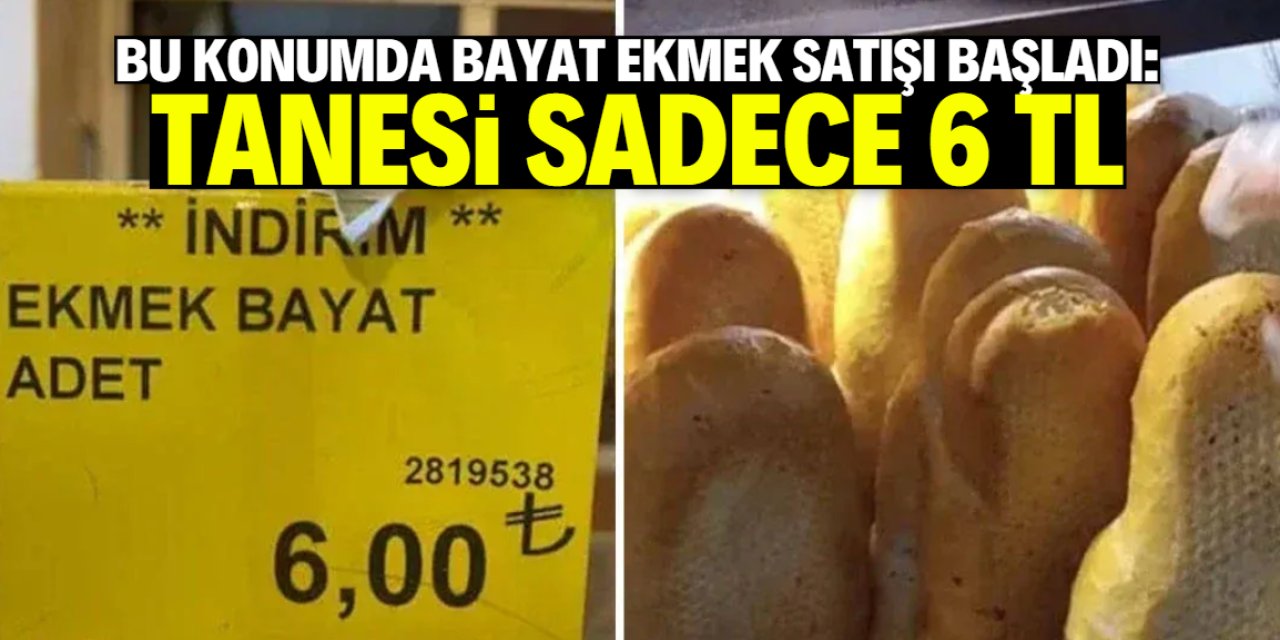 Konya ve Ankara'da aynı manzara: 6 TL'ye bayat ekmek satılıyor!