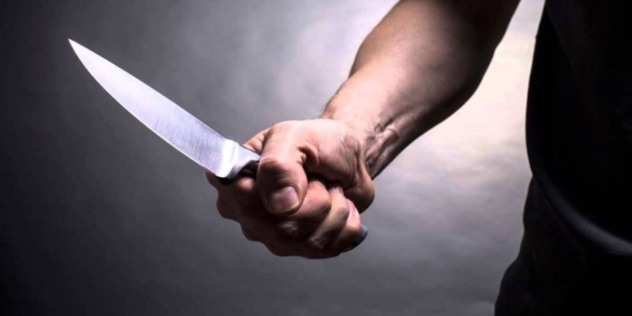 Annesinin erkek arkadaşını bıçakladı