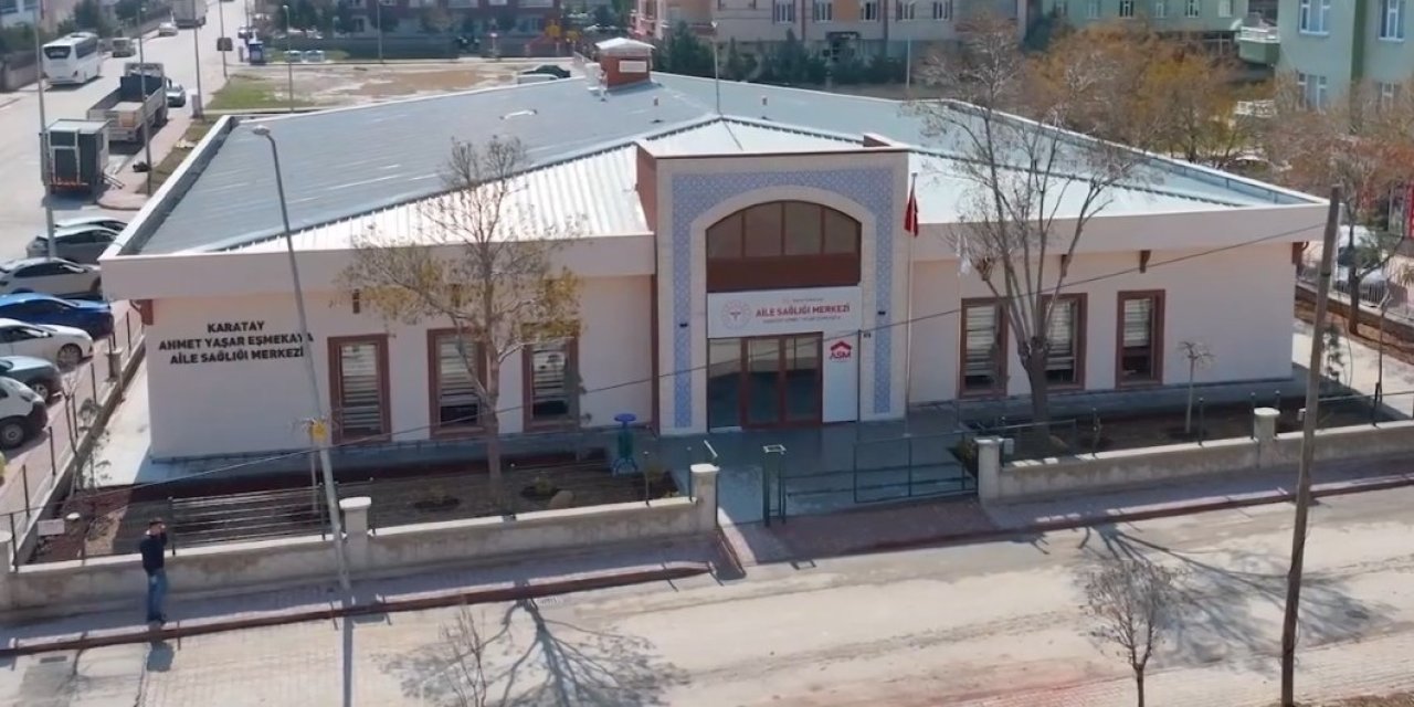 Karatay'a yeni aile sağlığı merkezi açıldı