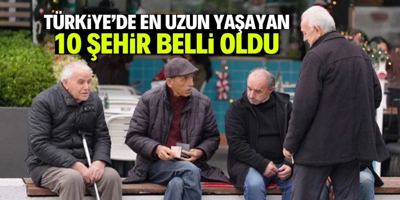Türkiye'de en uzun ömürlü şehirler açıklandı: 90 yaşına merdiven dayıyorlar