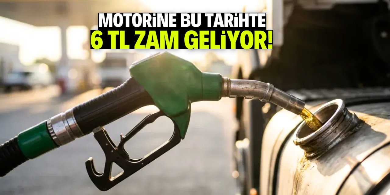 Motorine 6 TL zam geliyor! İşte o tarih