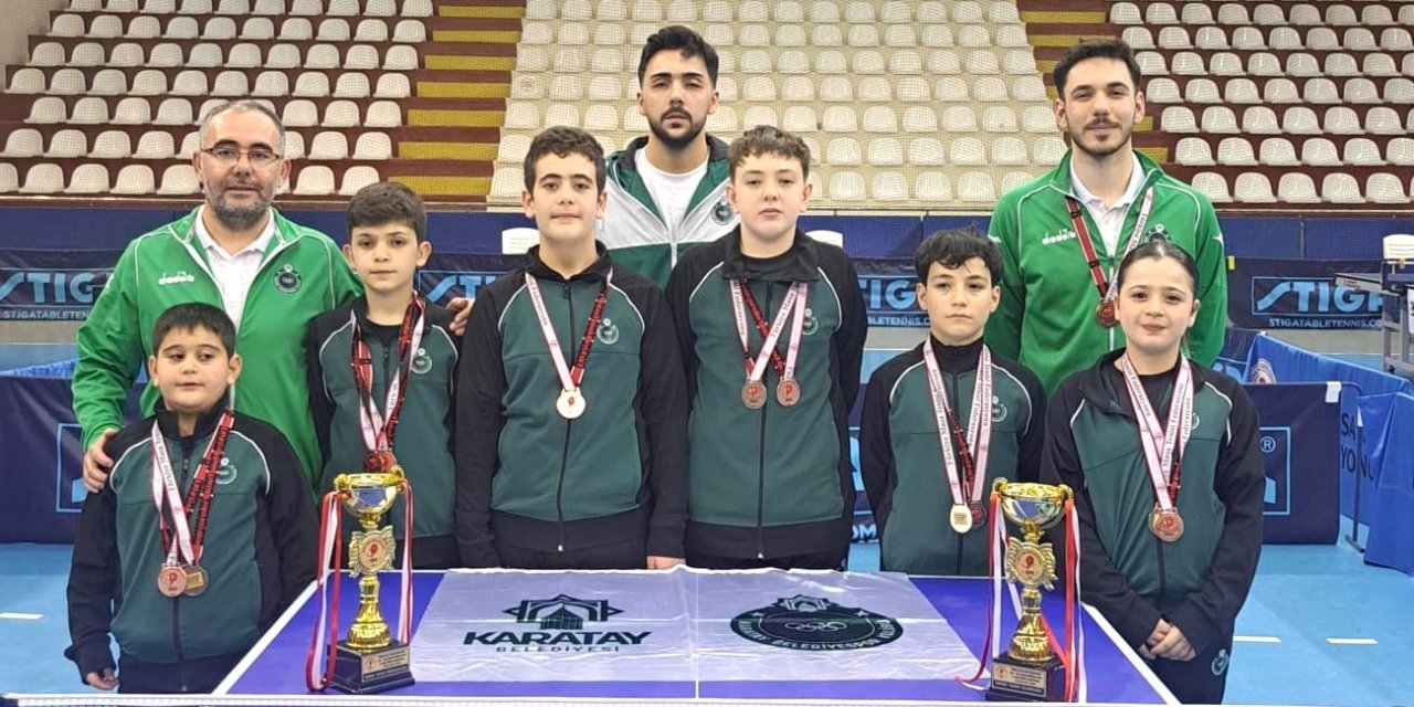 Masa tenisi ve halterde Karatay rüzgarı