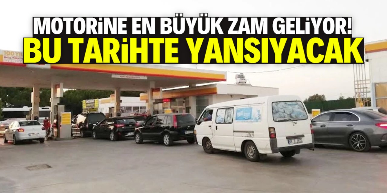 Motorine tarihin en büyük zammı geliyor