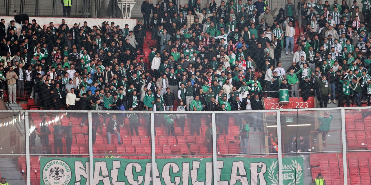 Konyaspor taraftarı takımını yalnız bırakmadı