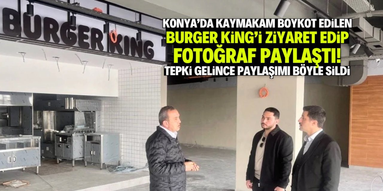 Cihanbeyli Kaymakamlığından skandal paylaşım!