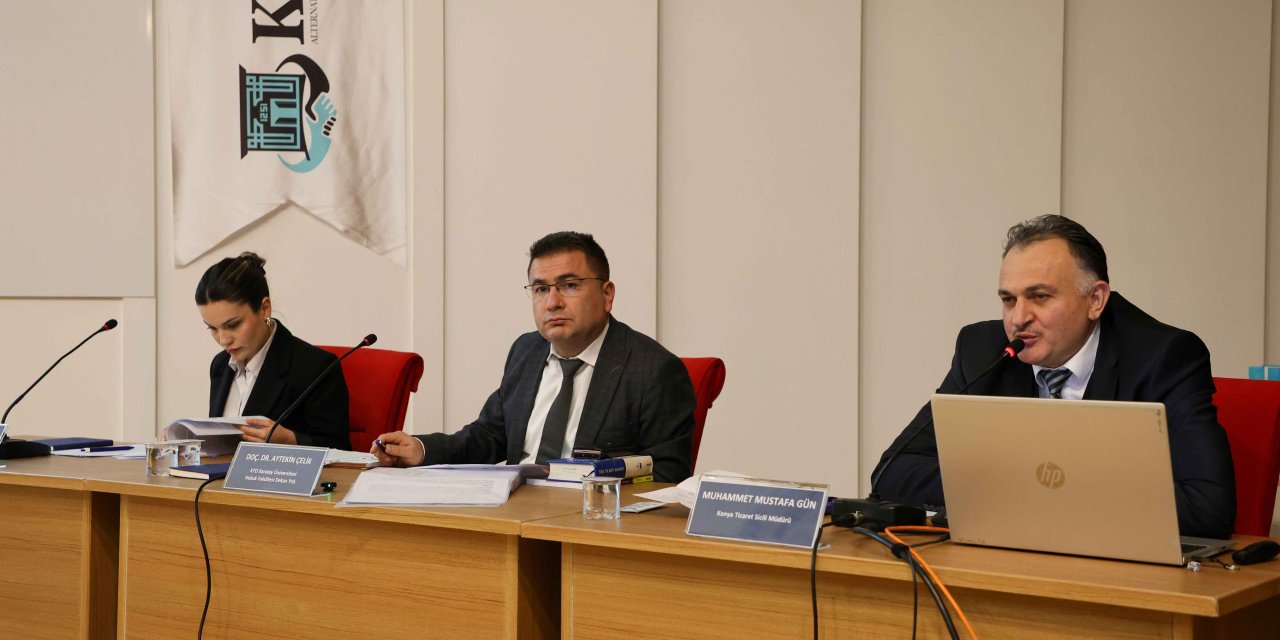 KTO Karatay'da ticaret sicili süreçleri anlatıldı
