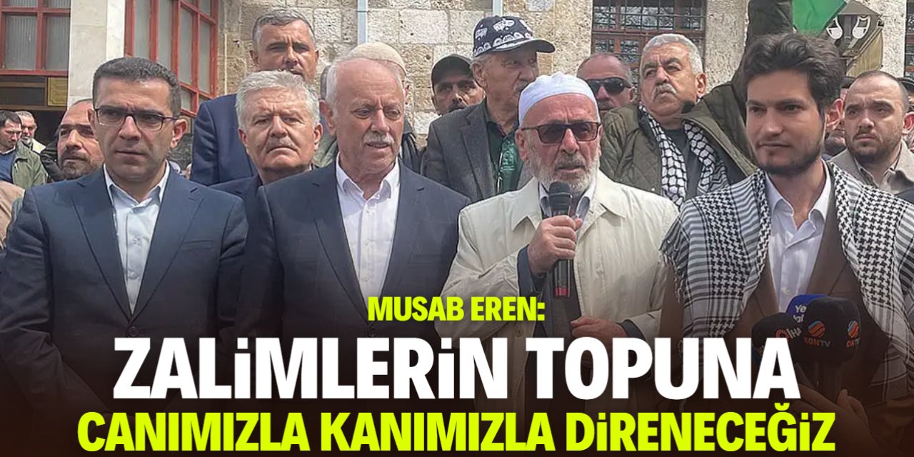 Konya'dan Filistinli esirleri hedef alan karara sert tepki