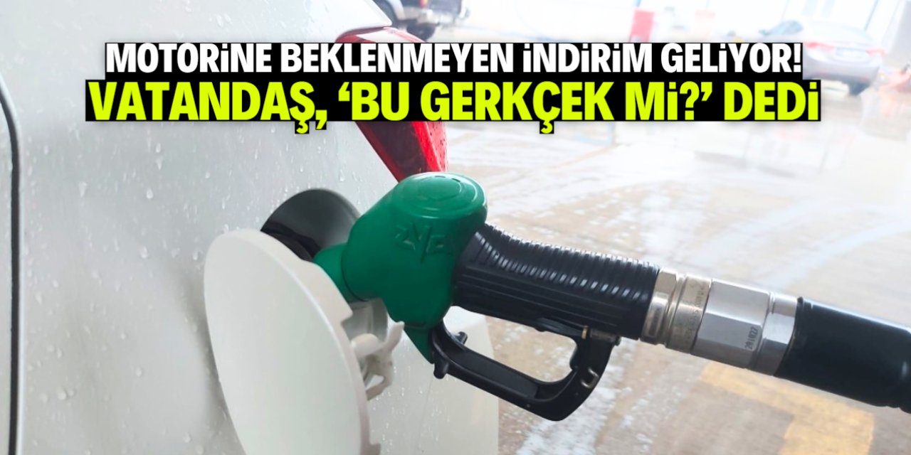 Motorine beklenmeyen indirim geliyor