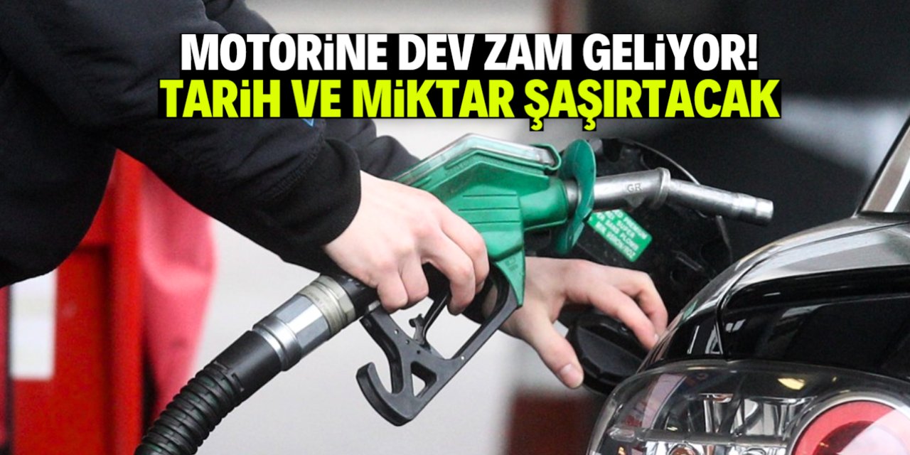 Motorine dev zam için tarih verildi