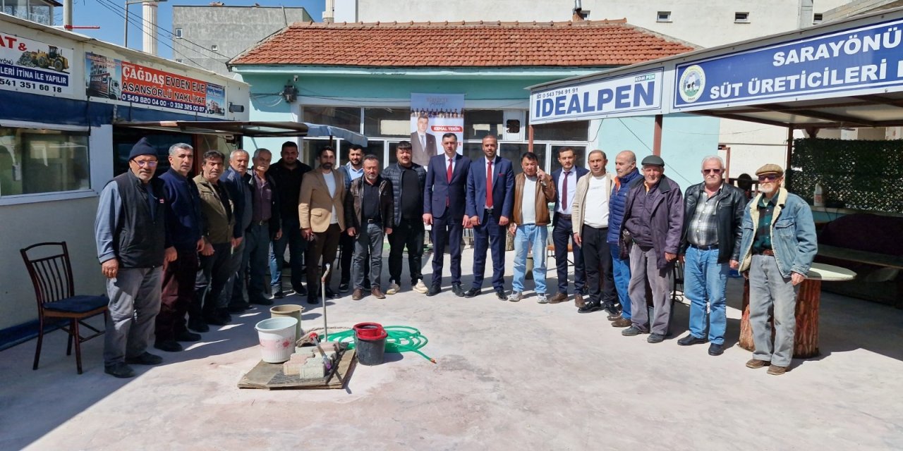 Tekin üreticilerin sorunlarını dinledi