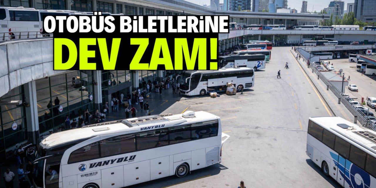 Otobüs biletlerine zam