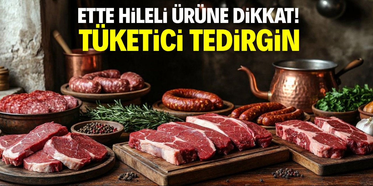 Ette hileli ürüne dikkat! Tüketici tedirgin