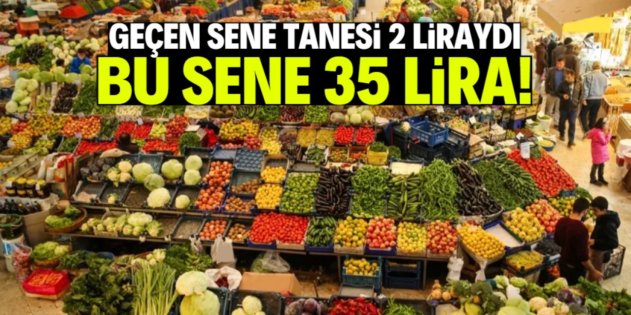 Geçen sene tanesi 2 liraydı, bu sene 35 liraya yükselince çiftçi pişman oldu