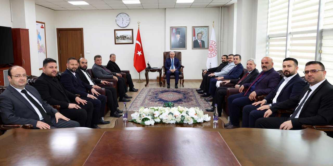 Konya Emlakçılar Odası’ndan Vali Akın’a ziyaret