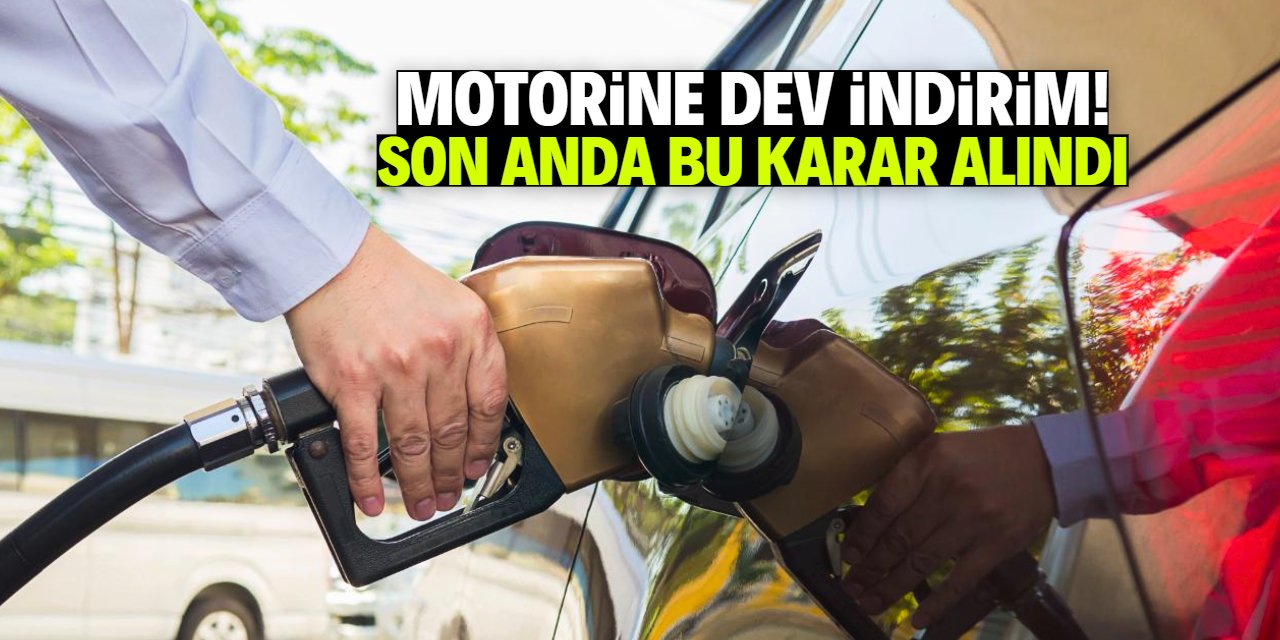 Motorin fiyatlarının yönü belli oldu