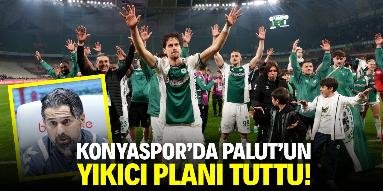 Konyaspor'da İlhan Palut'un yıkıcı planı tuttu!