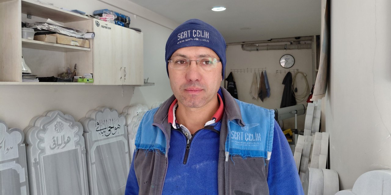 Meşakkatli meslek: Mezartaşı işçiliği