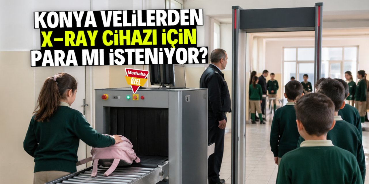 Konya'da okullara kurulacak X-Ray cihazlarının bedeli velilerden mi isteniyor?