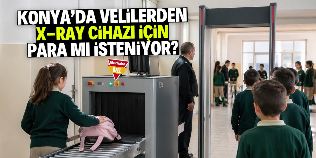 Konya'da okullara kurulacak X-Ray cihazlarının bedeli velilerden mi isteniyor?