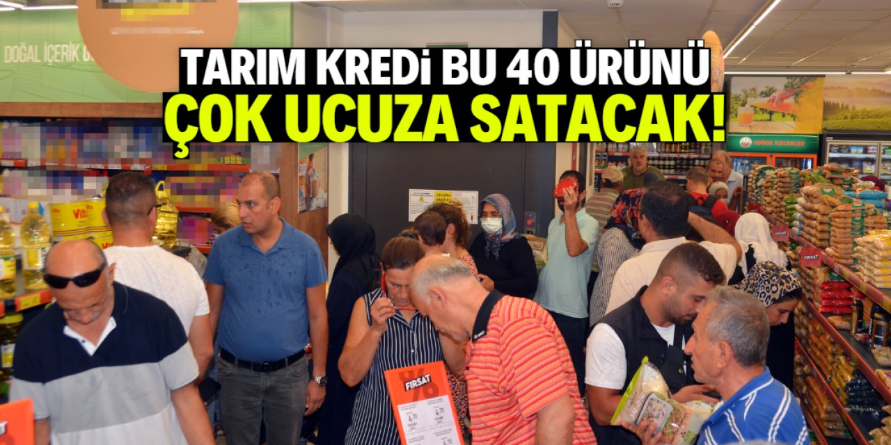 Tarım Kredi 40 ürüne dev indirim yaptı! Yarın son gün