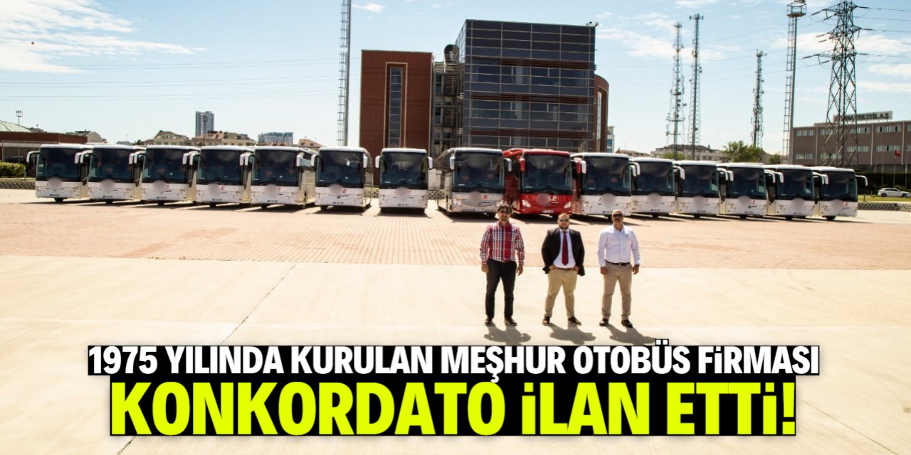 1975 yılında kurulan Türk otobüs devi konkordato ilan etti