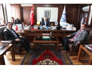 Belediye Başkan Adayı Yazgı, Rektör Acar’ı Ziyaret Etti