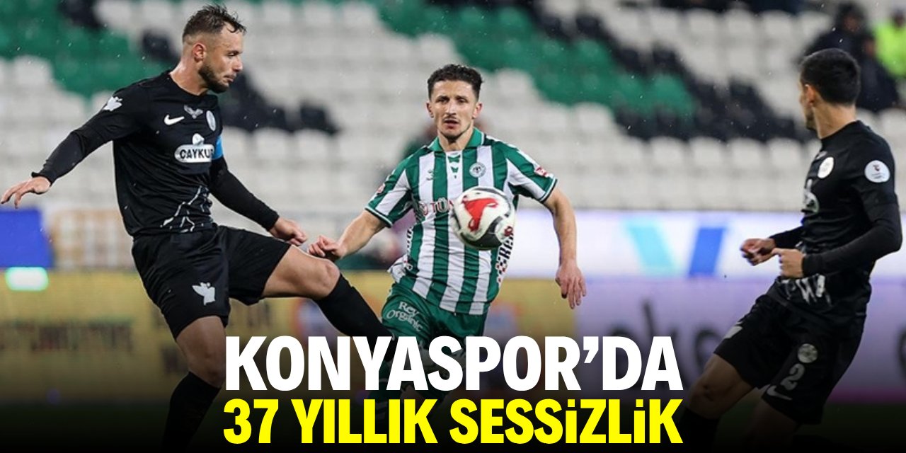 Konyaspor'da 37 yıllık sessizlik