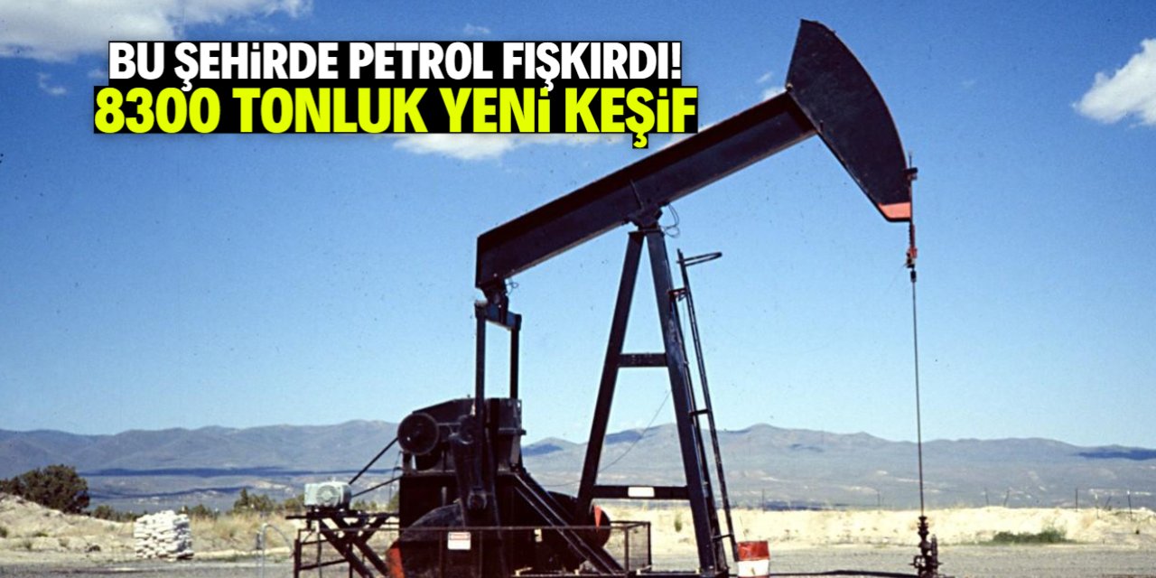 Bu şehirde petrol fışkırdı! Yılda 8300 ton çıkacak