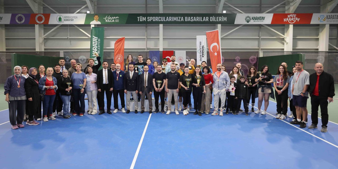 Tenis Turnuvası Konya İl Birinciliği tamamlandı