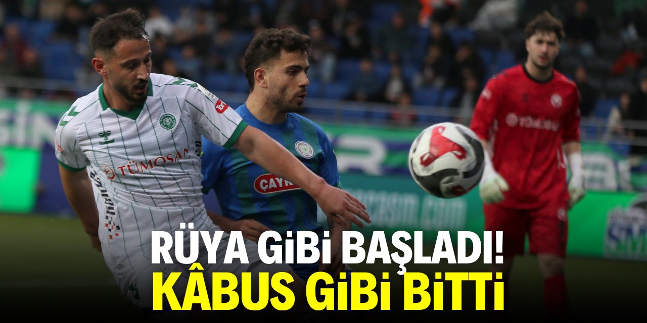 Aklı kupada olan Konyaspor'un yenilmezlik serisi sona erdi