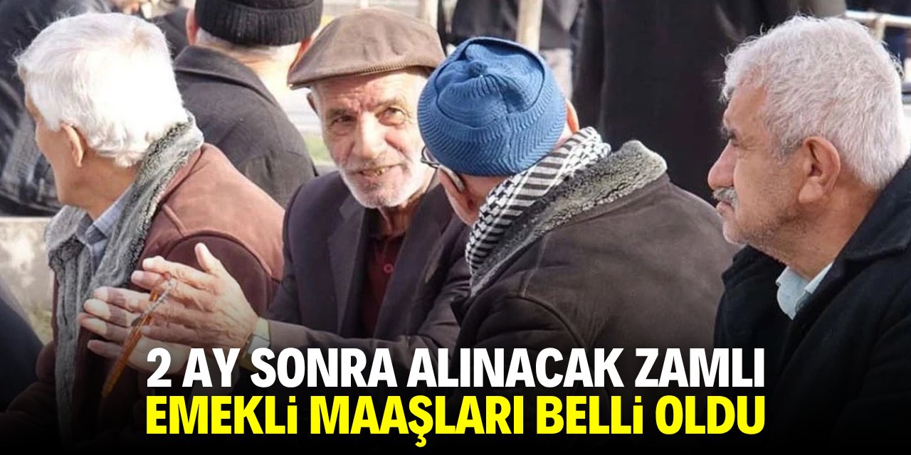 2 ay sonra alınacak zamlı emekli maaşları belli oldu