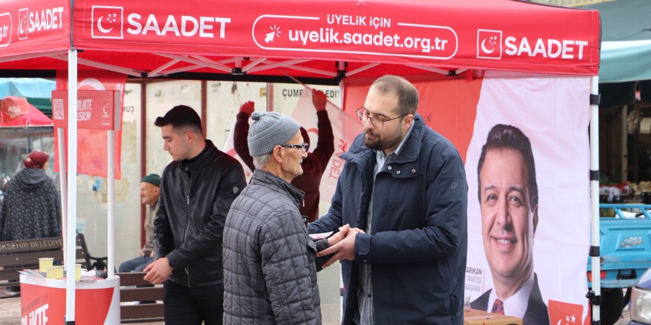 Saddet Partili gençlerden Çumra'ya ziyaret