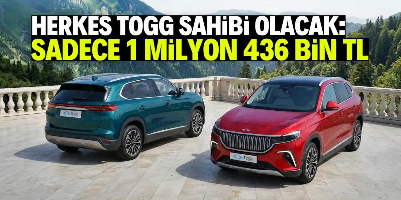 TOGG en özel kampanyasını duyurdu! 1 milyon 436 bin TL ödeyene anahtar teslim