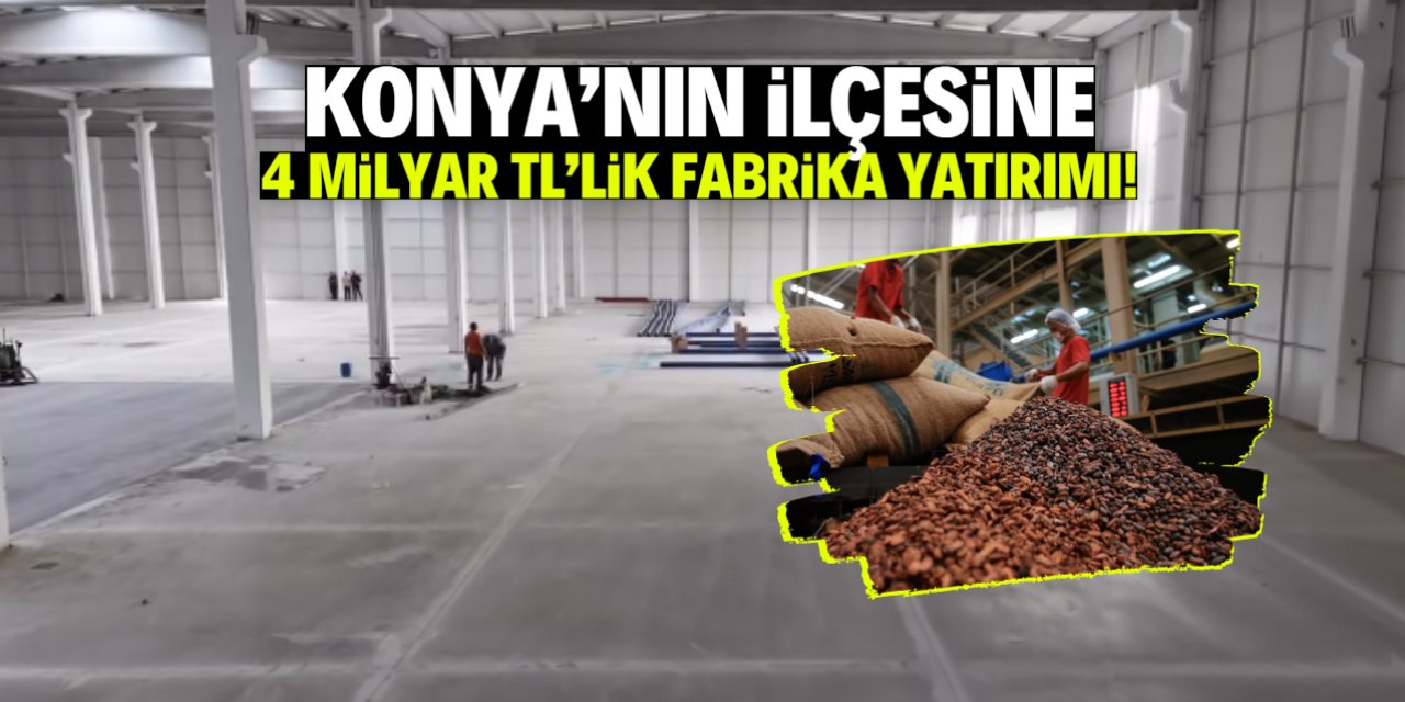 Konya'nın ilçesine 4 milyar TL'lik fabrika yatırımı: İthalatın 4'te 1'ini karşılayacak