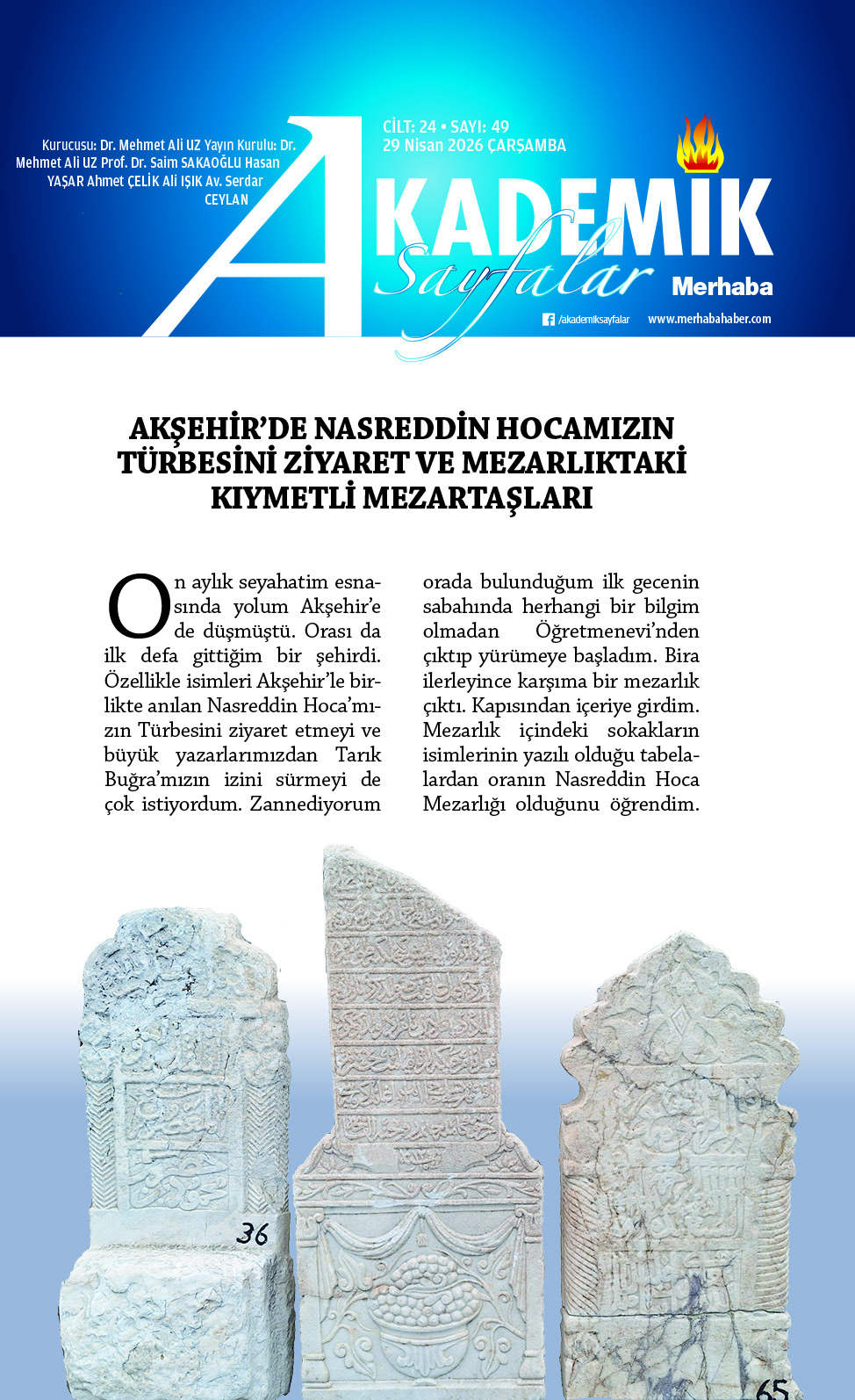 Cilt24, Sayı 49, 29 Nisan 2026