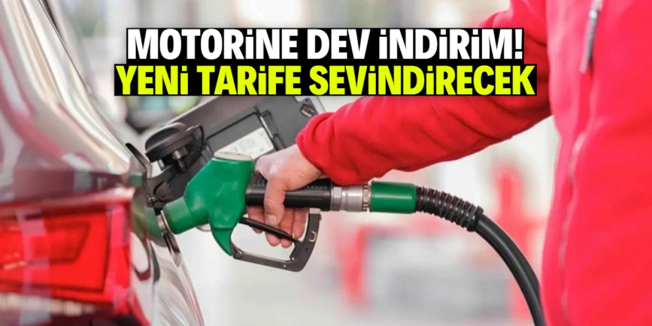 Motorin fiyatlarına dev indirim: Yeni tarifeyi görenler çok seviniyor