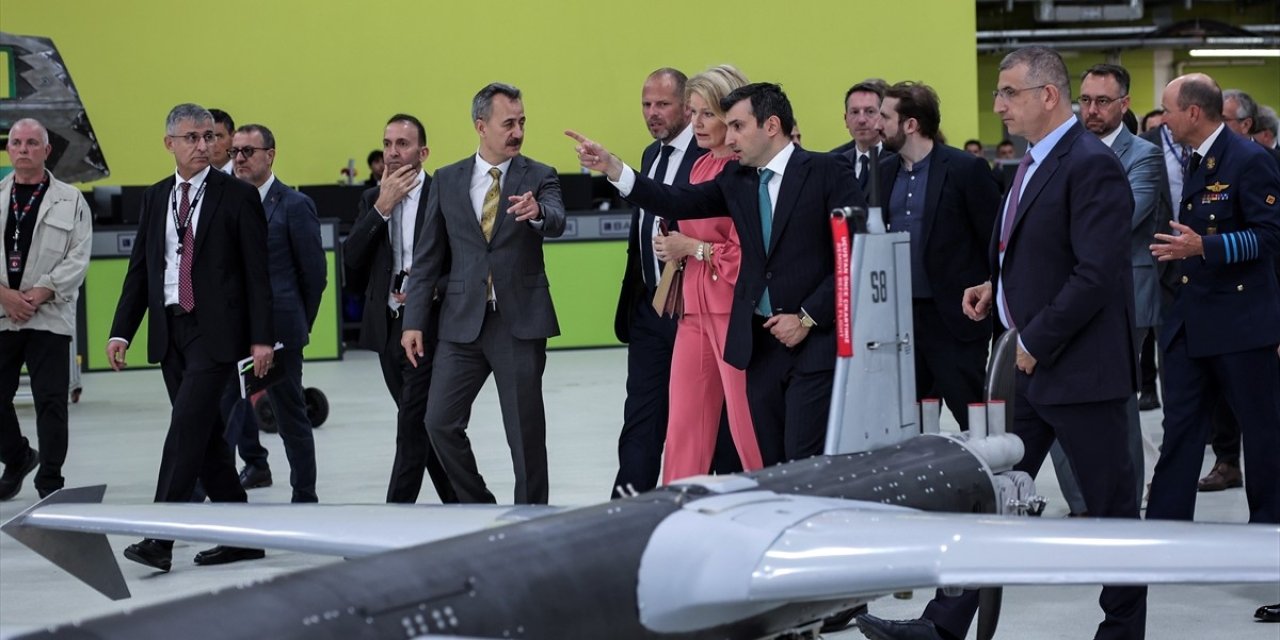 Belçika Kraliçesi Mathilde'den Baykar'a ziyaret