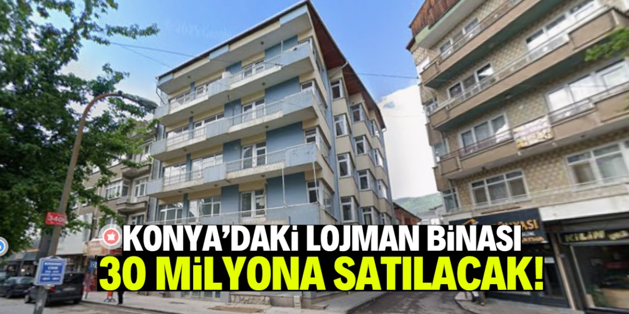 Konya'da lojman binası 30 milyon liraya satılacak