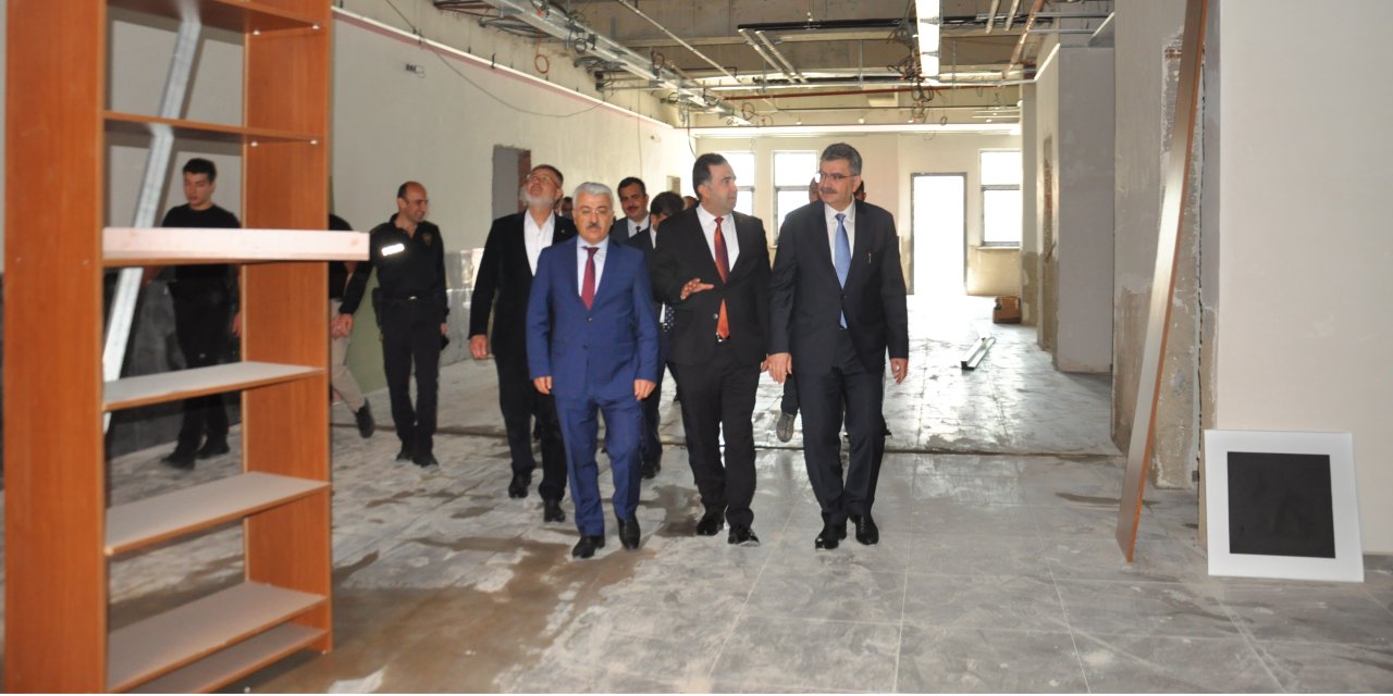 Akşehir yeni adalet sarayında inceleme
