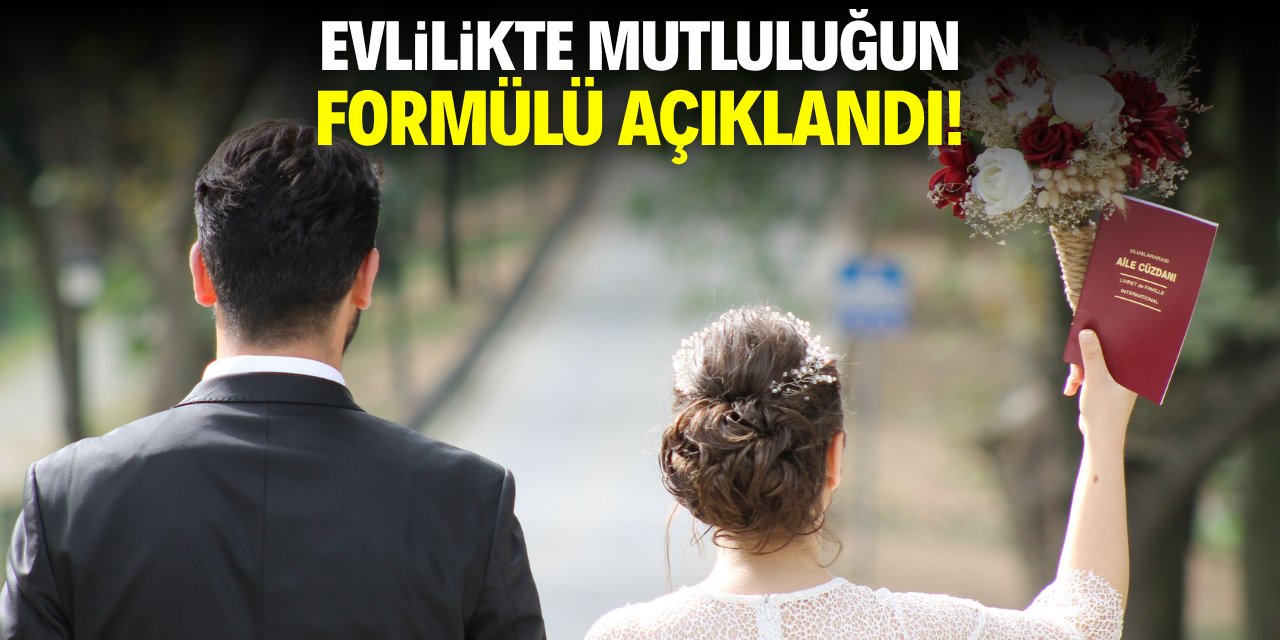 Mutlu evliliğin formülü açıklandı