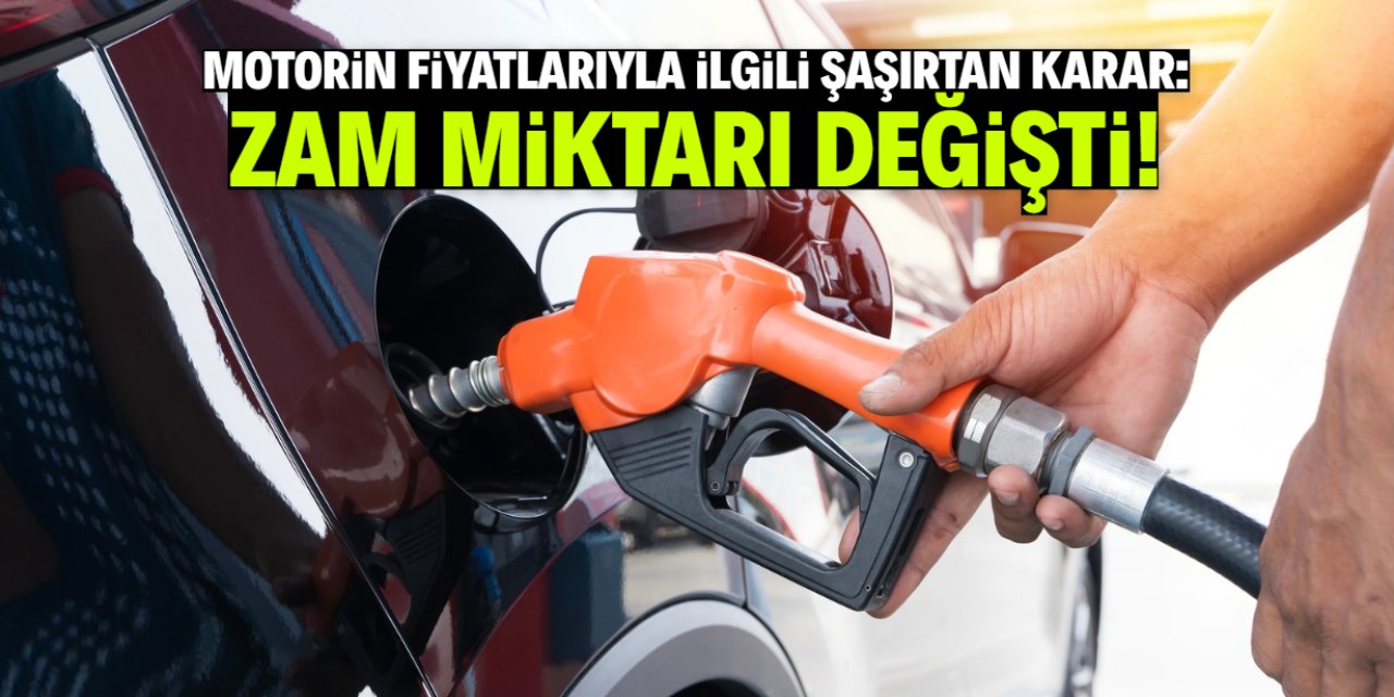 Motorin fiyatlarına beklenmeyen karar: Zam miktarı aniden değişti!