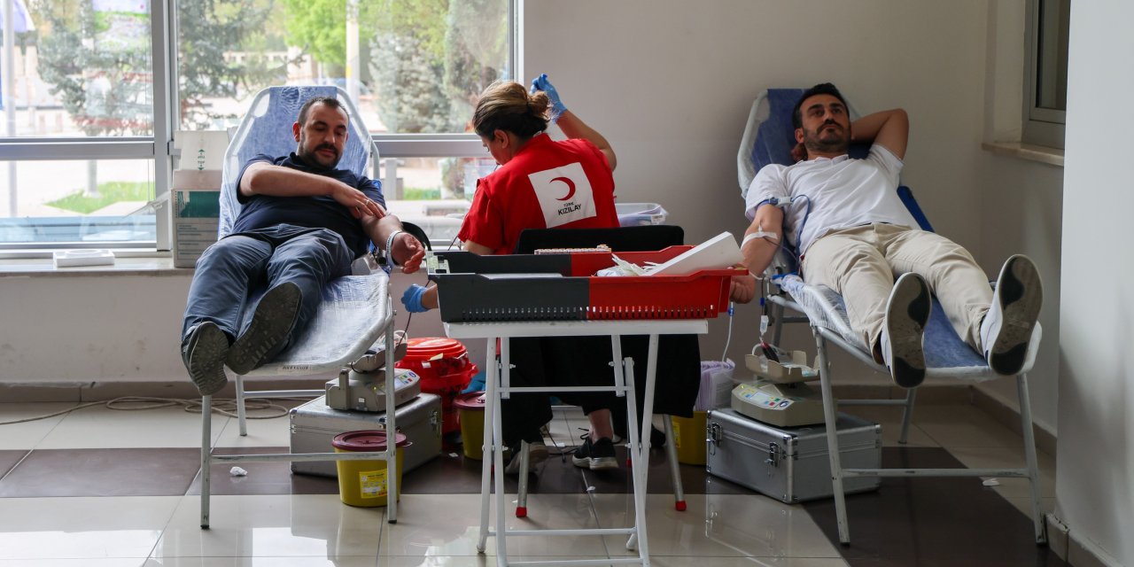 Selçuklu Belediyesi çalışanlarından kan bağışı