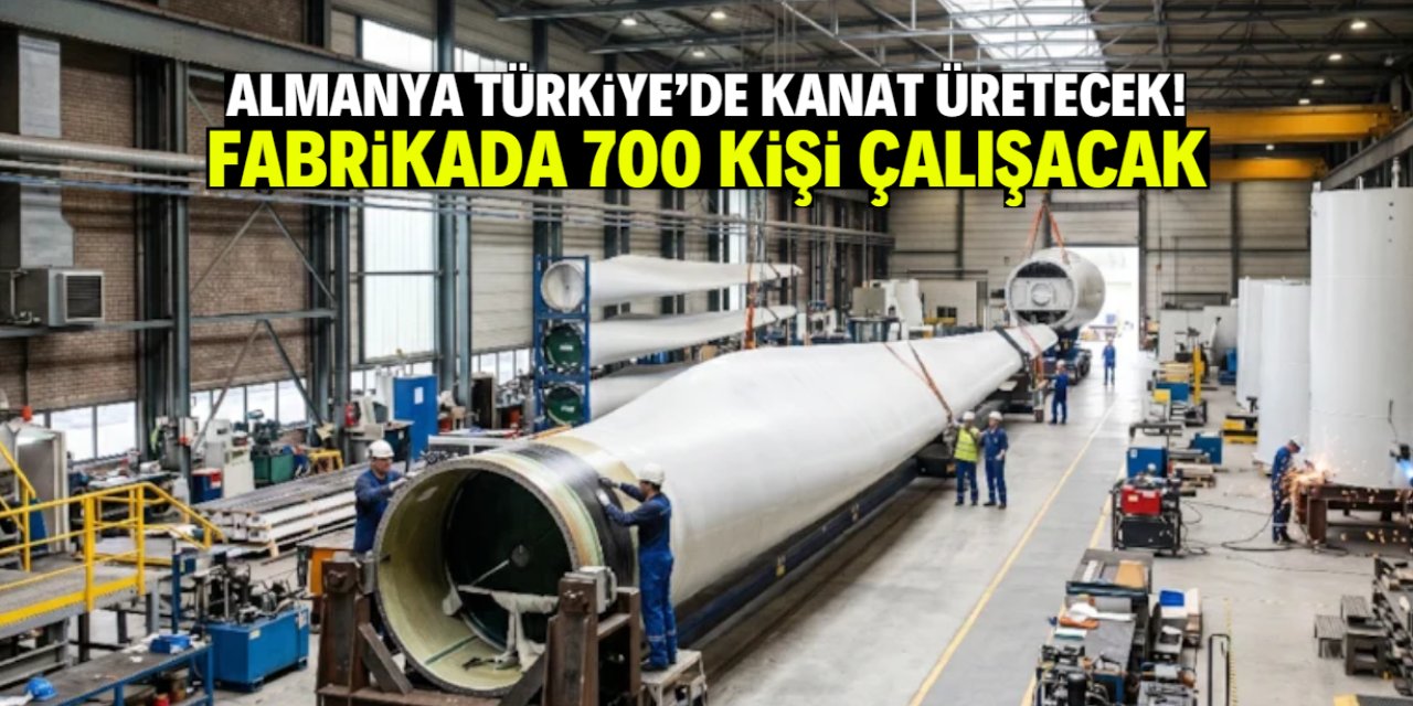 Almanya Türkiye'de kanat üretecek! Fabrika İzmir'e kuruluyor