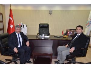 Emniyet Müdürü Onar, Belediye Başkanı Korkmaz’ı Ziyaret Etti