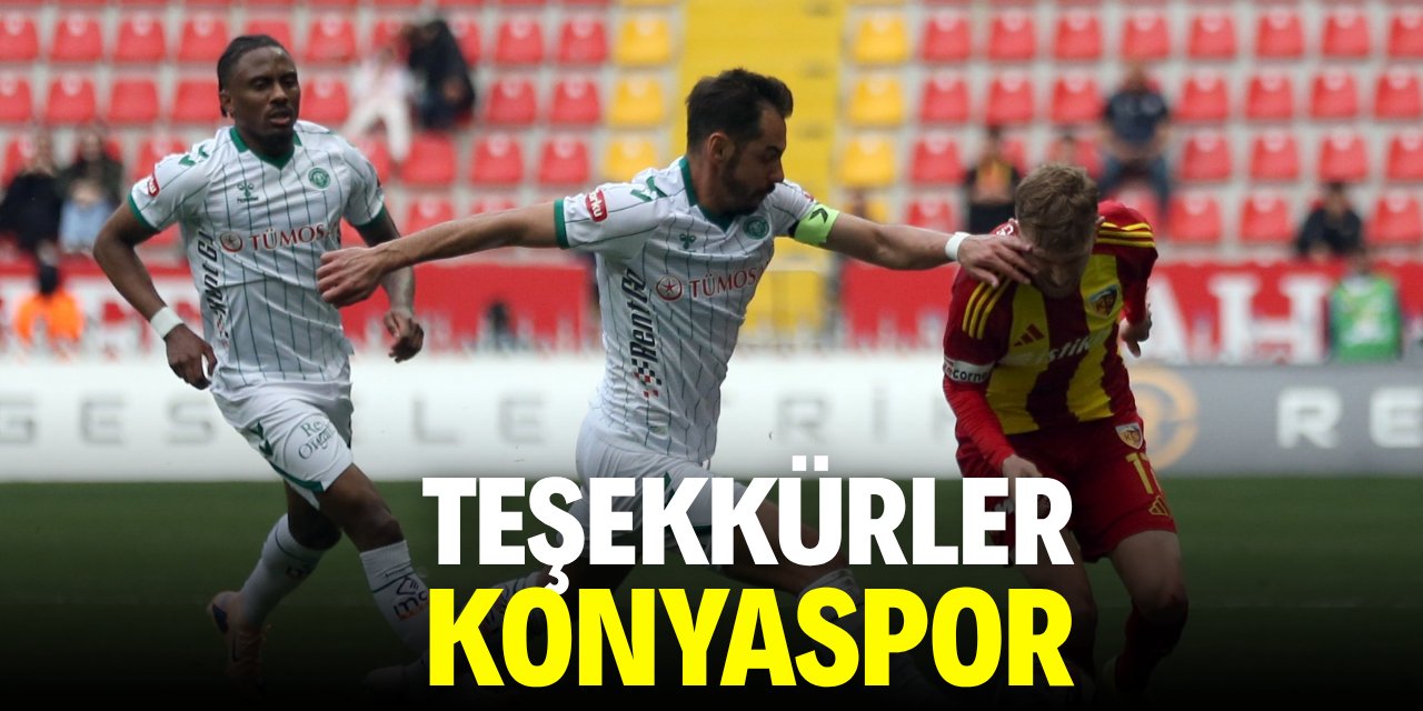 Teşekkürler Konyaspor