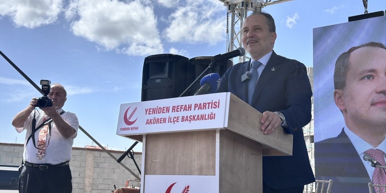 Fatih Erbakan Konya'da hükümeti eleştirdi