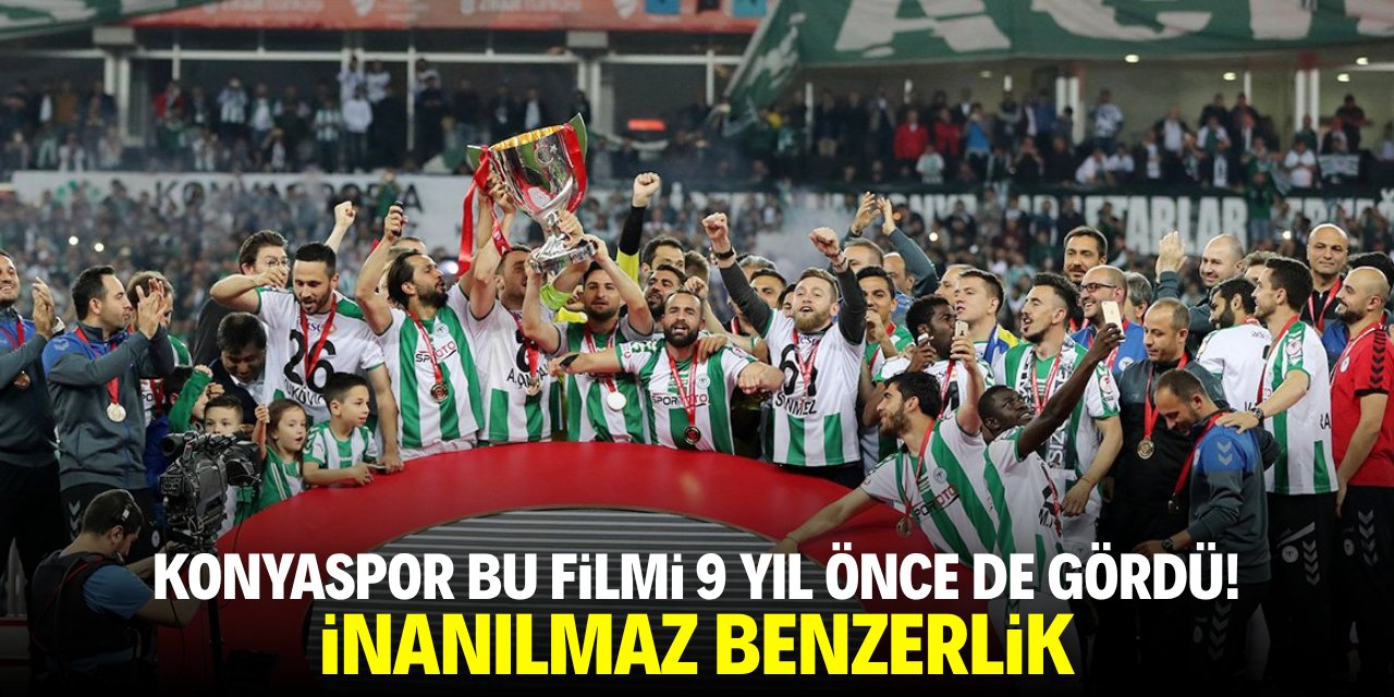 Konyaspor bu filmi 9 yıl önce de gördü! İnanılmaz benzerlik