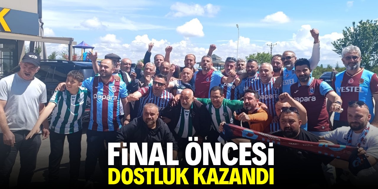 Konyaspor-Trabzonspor finali öncesi dostluk kazandı!