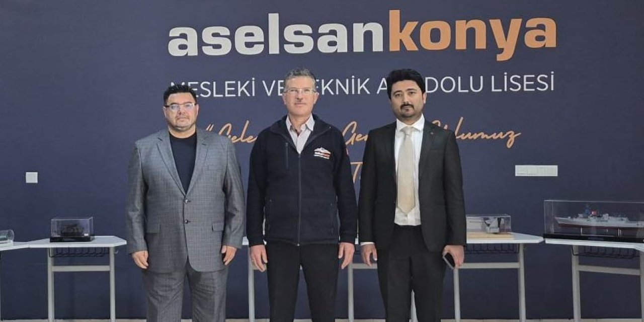 KSGKD’den, Aselsan Konya Lisesi'ne ziyaret