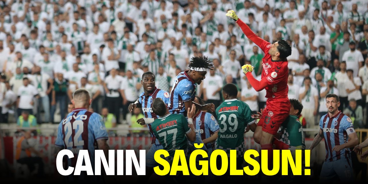 Konyaspor'dan görkemli veda! Kupa Trabzonspor'un